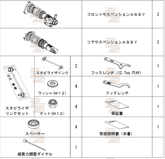 HKS Coilover Suspension Full Kit Hipermax S - Aqua NHP10 Vitz HKS Coilover Suspension Full Kit Hipermax S - Aqua NHP10 Vitz